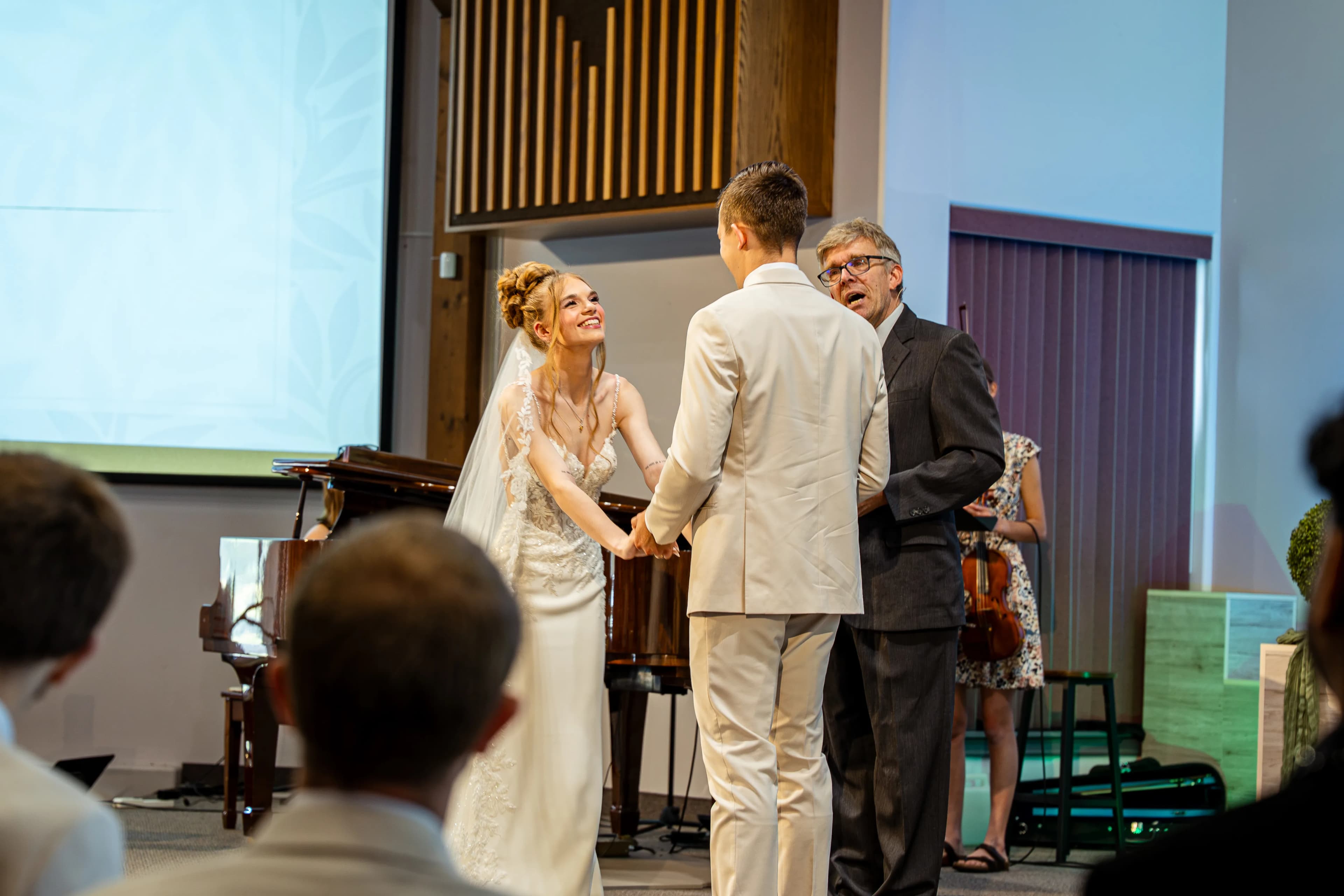 A moment from Brenda’s wedding