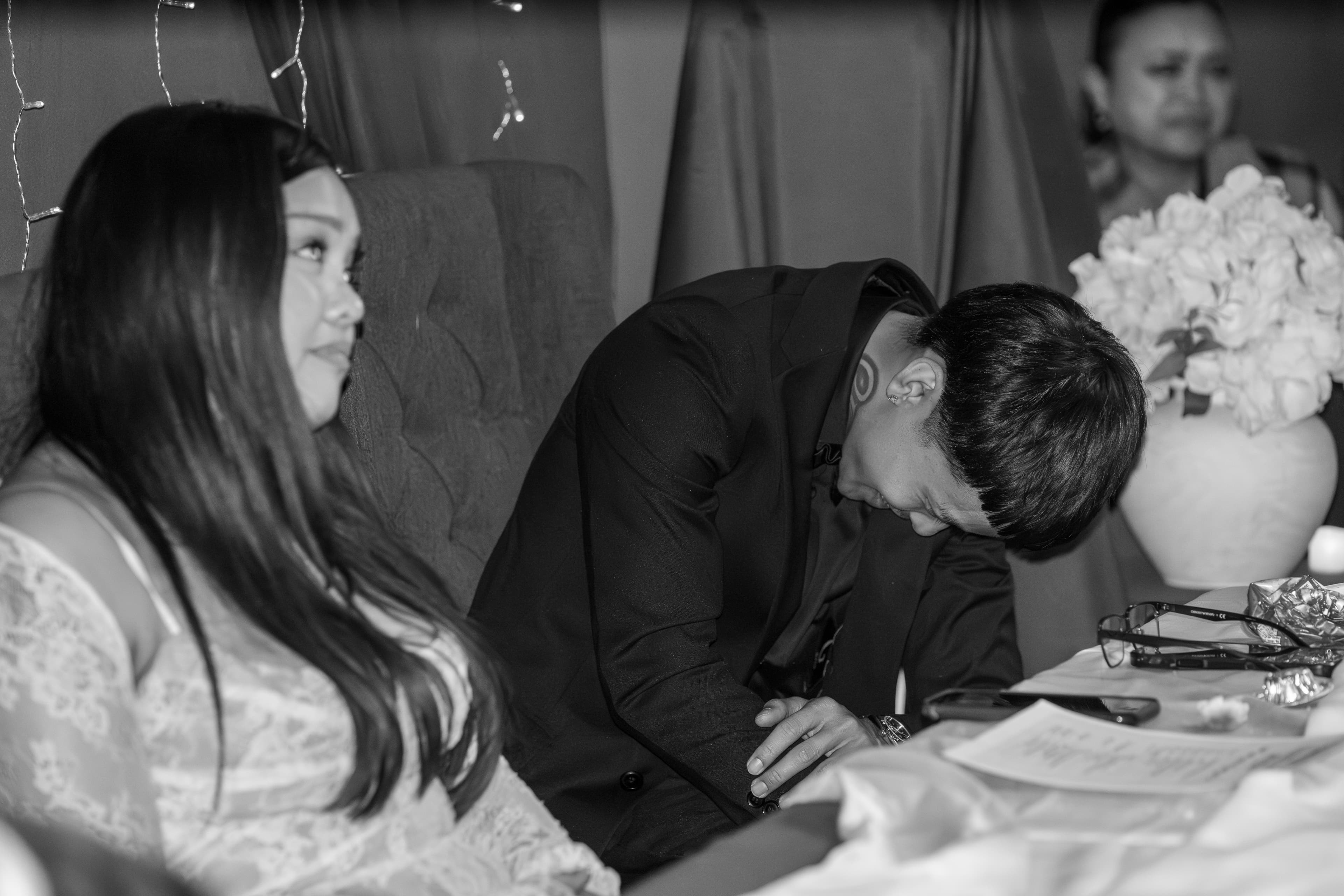 A candid celebration photographed by me